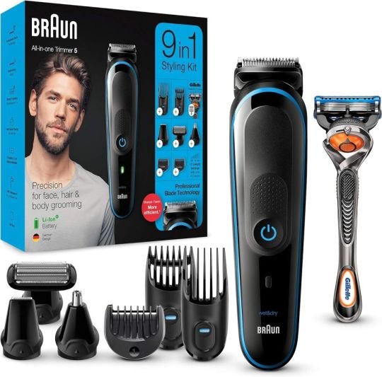 Tondeuse barbe et cheveux Braun MGK5280 9-En-1